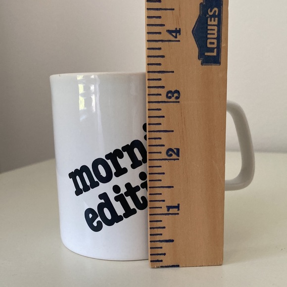 Kiln Craft England Staffordshire White Coffee Mug Morning Edition WAMU Radio - Picture 6 of 8